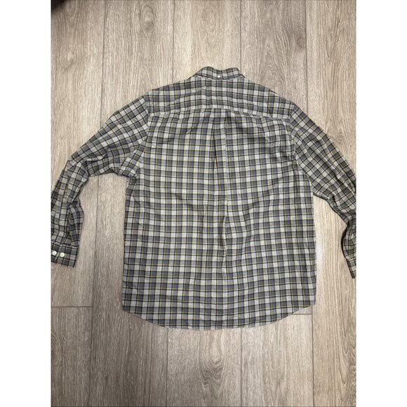 DULUTH Trading Co Men’s BLUE GRAY Stripe Long sleeve Shirt Size L - Picture 10 of 12